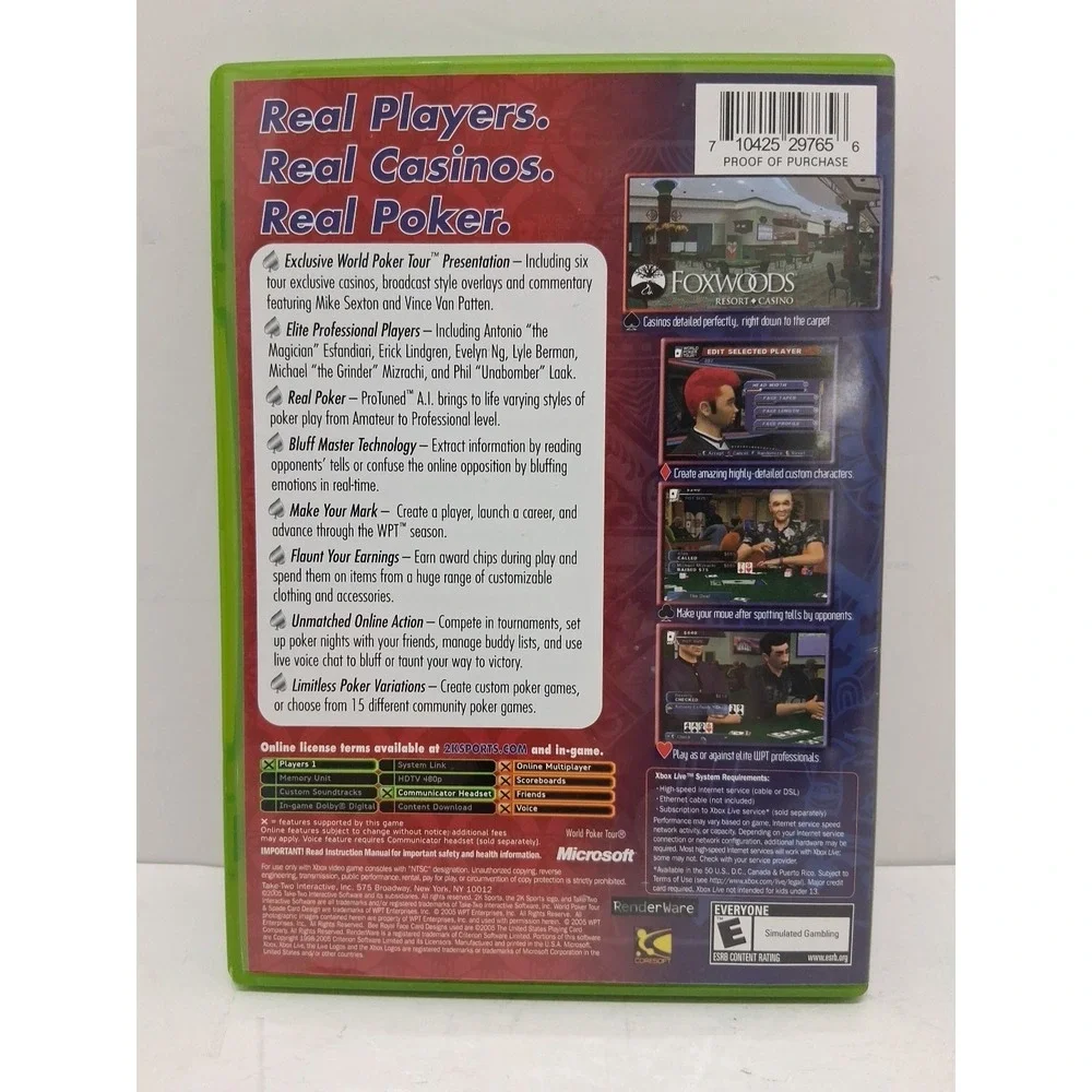 World Poker Tour (Microsoft Xbox, 2005)